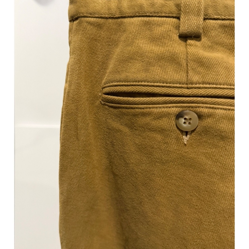 Scott Barber Italy Men's Corduroy Pants 38 100% cotton brown classic tailored‎ - Picture 7 of 9
